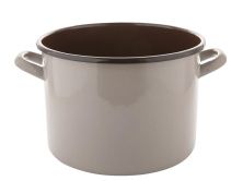 Эмалированная кастрюля EMALIA BRUNA 6,25 л, диаметр 22 см, коричневый