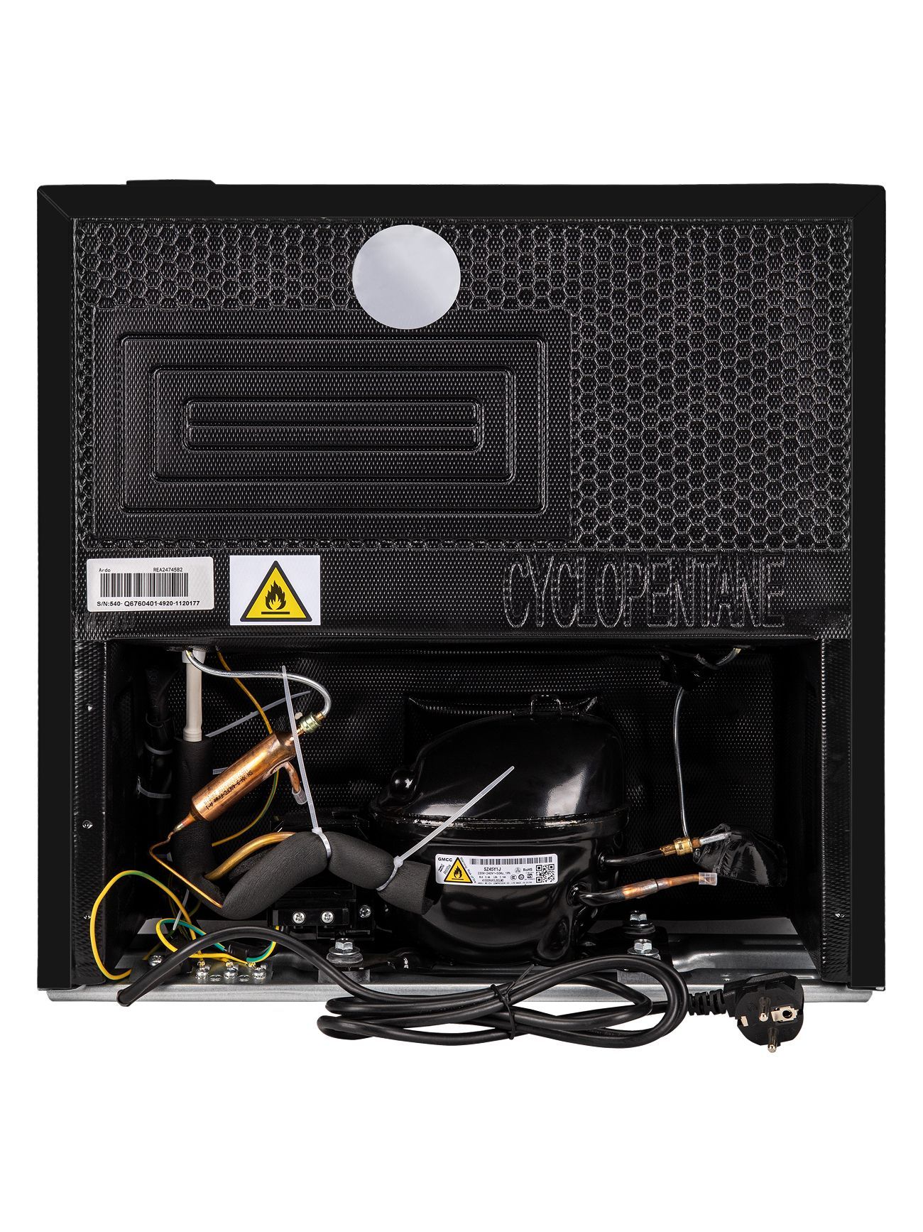 Холодильник однокамерный Ardo REA24745B2 43 л, Класс A+, полки из закаленного стекла