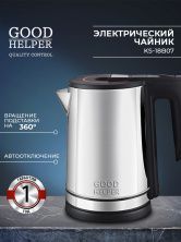 Электрический чайник Goodhelper KS-18B07 1800 Вт, 1.8 л , серый металлик