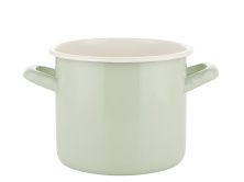 Эмалированная кастрюля EMALIA FORTE 3 л, диаметр 17 см, светло-зеленый