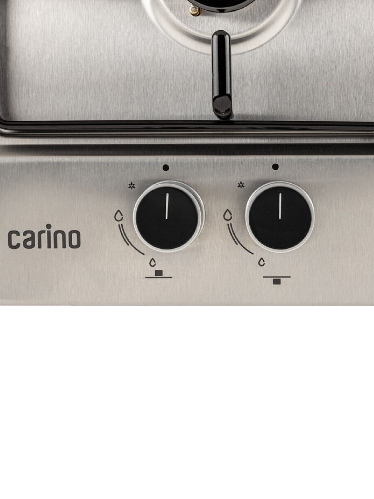 Газовая варочная панель CARINO CH30V20M416 30 см, газ-контроль, нержавеющая сталь, автоматический розжиг