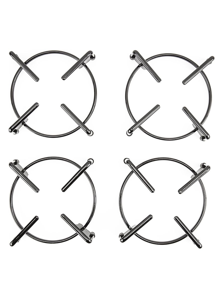 Газовая варочная панель CARINO CH60N40B570 60 см, газ-контроль, закаленное стекло, автоматический розжиг