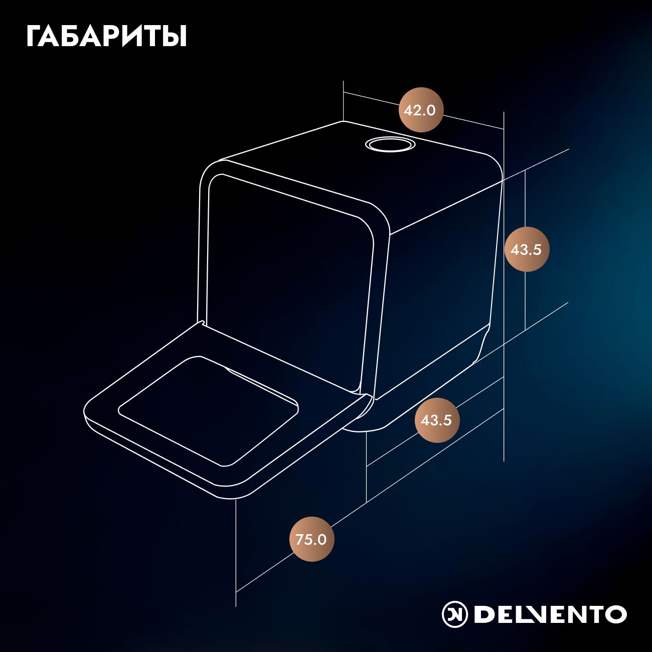 Настольная посудомоечная машина МИНИ DELVENTO VBP5510