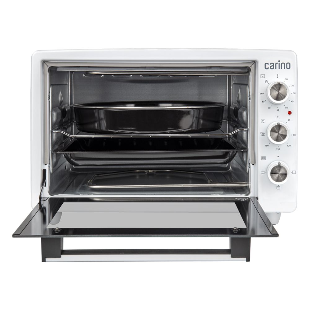 Мини-печь CARINO CM3402, 3 режима, 1300Вт, 34л, цвет белый