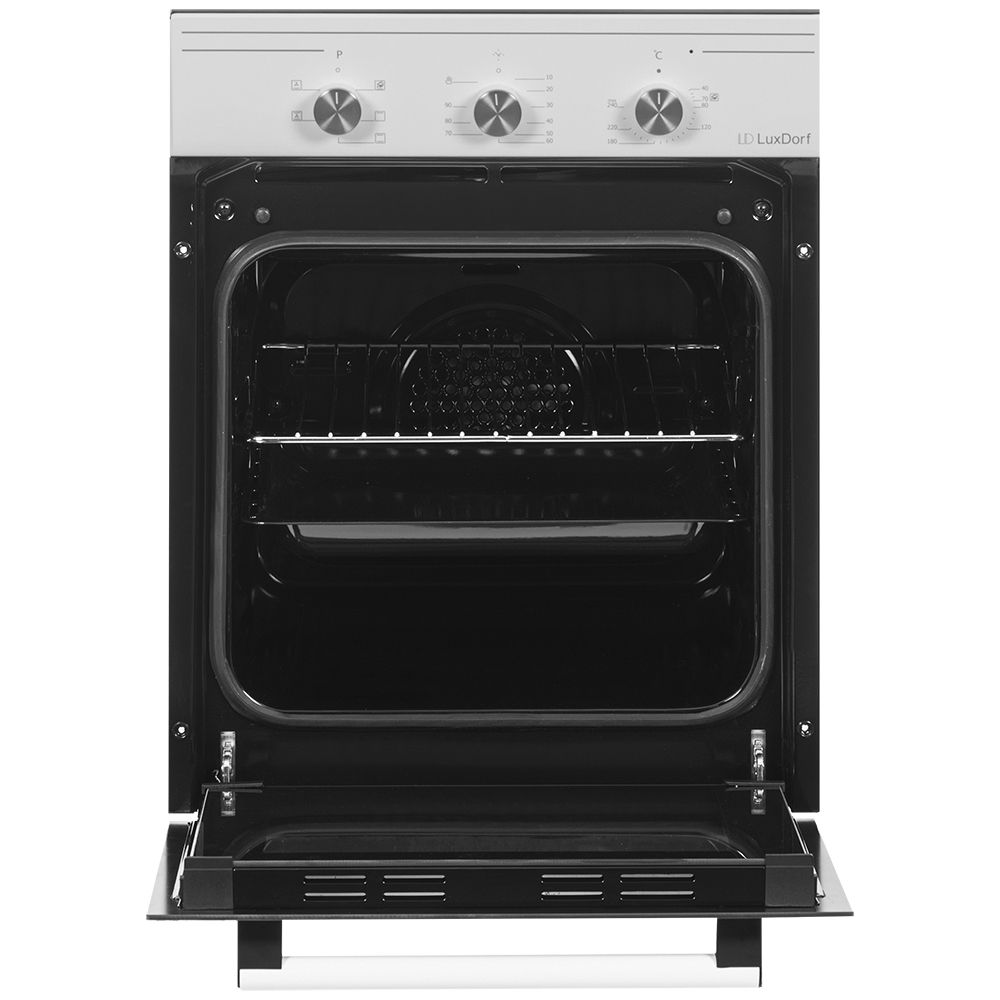 Встраиваемый духовой шкаф LuxDorf B4EW16050, 49 л, 5 функций+конвекция, решетка и противень в комплекте