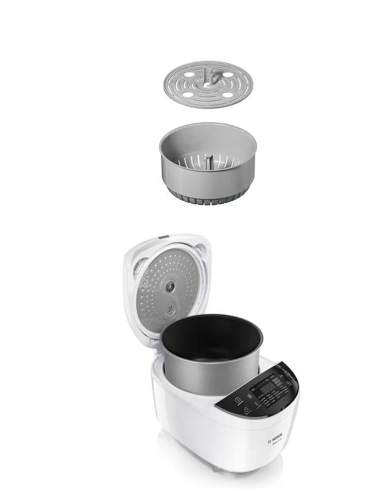 Мультиварка Bosch MUC11W12, Чаша 5 литров, дисплей, ручной выбор времени приготовления