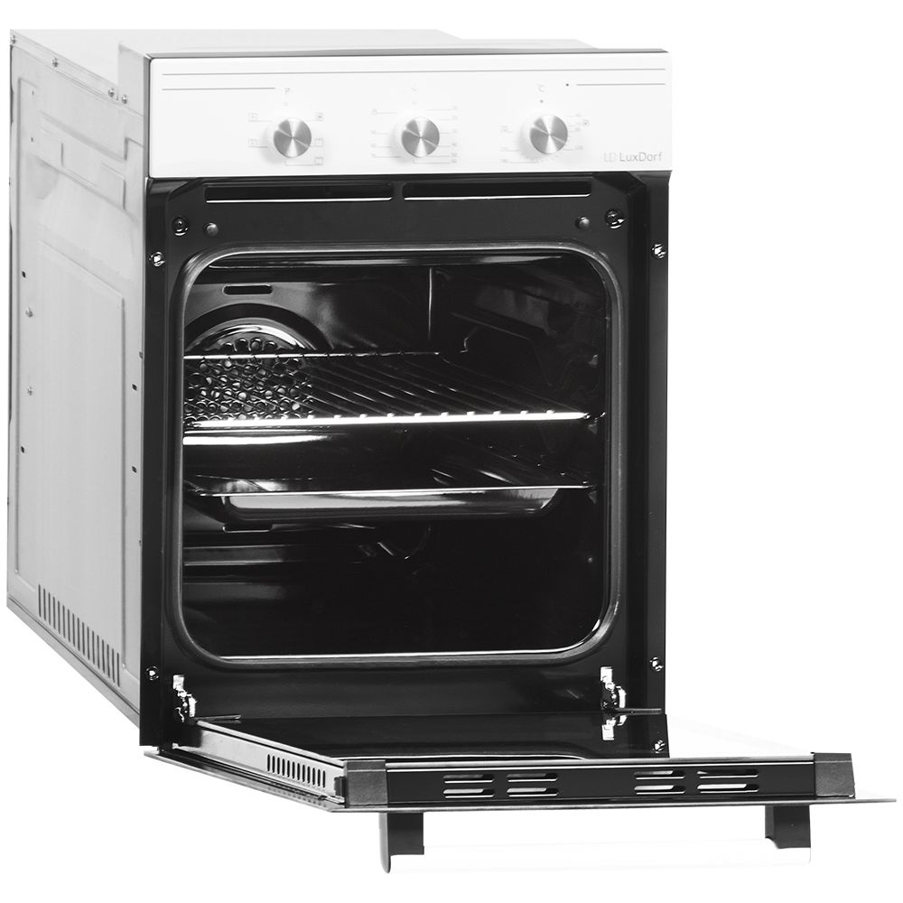 Встраиваемый духовой шкаф LuxDorf B4EW16050, 49 л, 5 функций+конвекция, решетка и противень в комплекте
