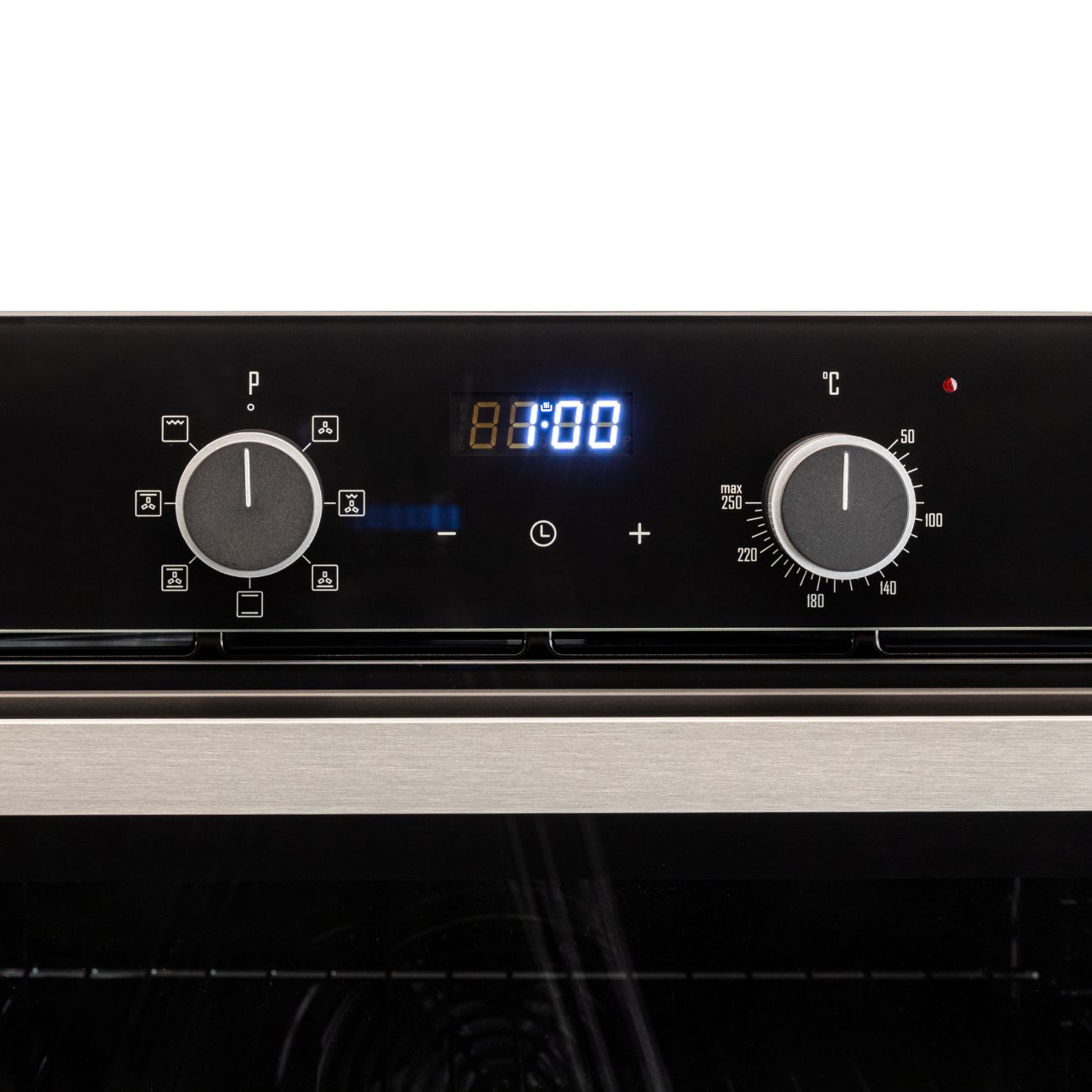 Встраиваемый электрический духовой шкаф CARINO CB6EB56016 60 см, 73л, конвекция, гриль, двойное стекло, черный