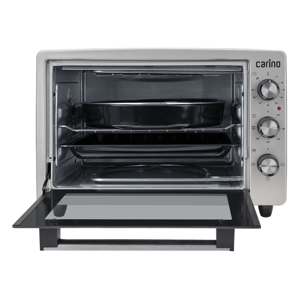 Мини-печь CARINO CM3428, 3 режима, 1300Вт, 34л, цвет серый
