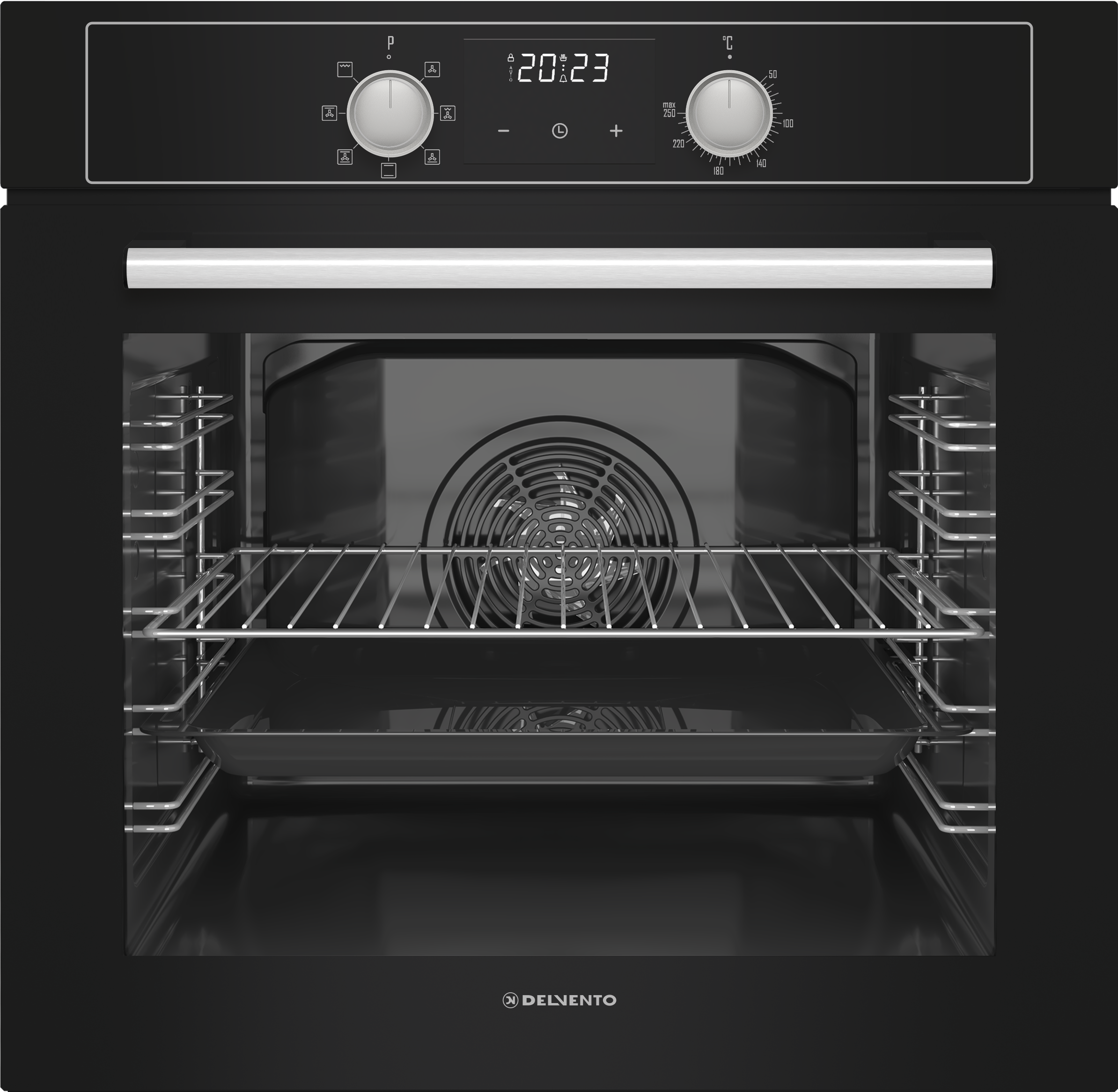 Встраиваемый духовой шкаф 60 см Delvento V6EB17000 черный