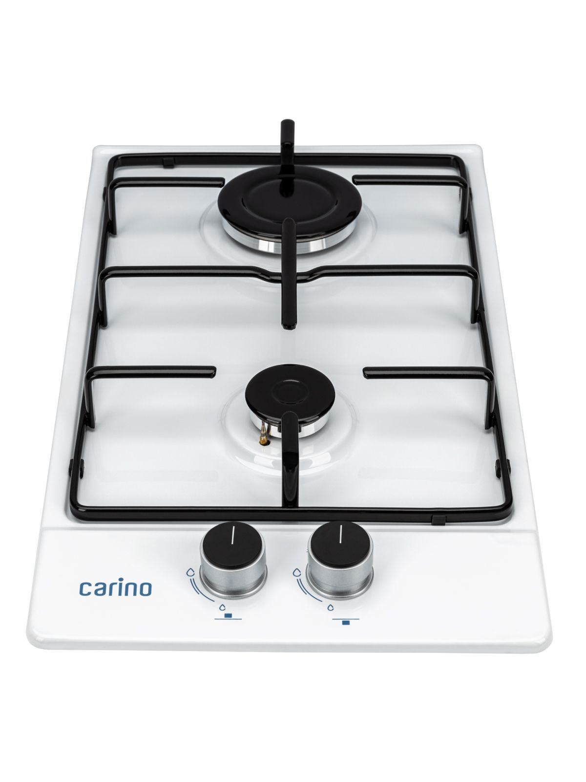 Газовая варочная панель CARINO CH30V20W420 30 см, газ-контроль, нержавеющая сталь, автоматический розжиг
