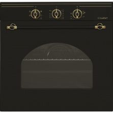 Встраиваемый духовой шкаф LuxDorf B6EL16050, 58 л, 5 режимов+конвекция, ретро стиль, хромированная решетка и противень в комплекте