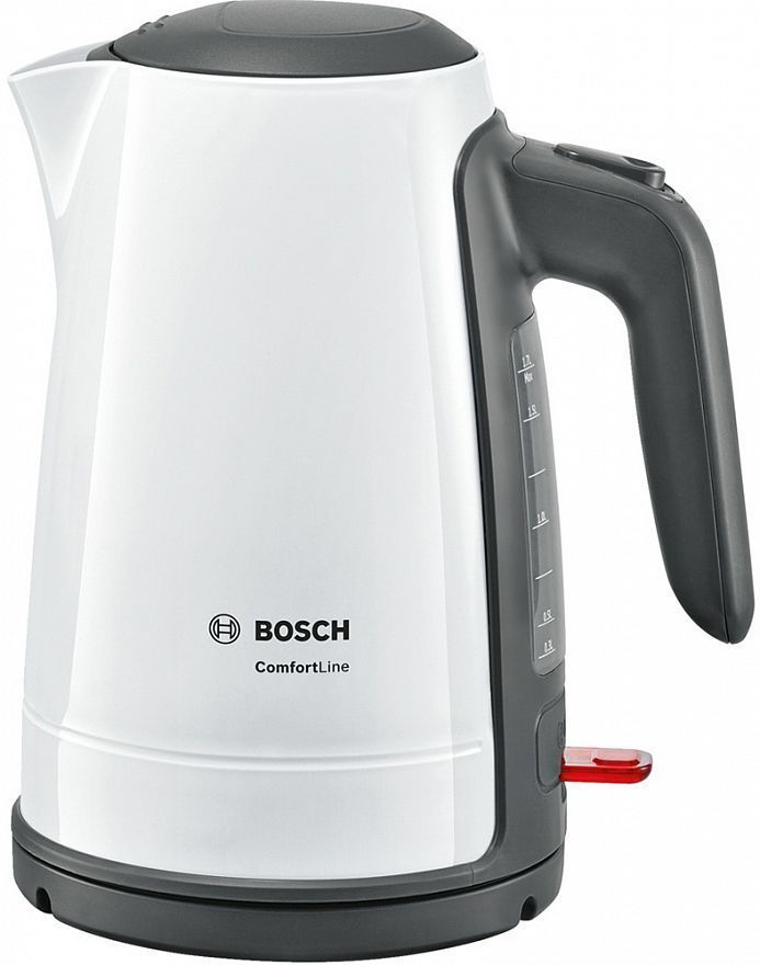 Электрочайник Bosch TWK6A011, объем 1.7 литра, фильтр в носике