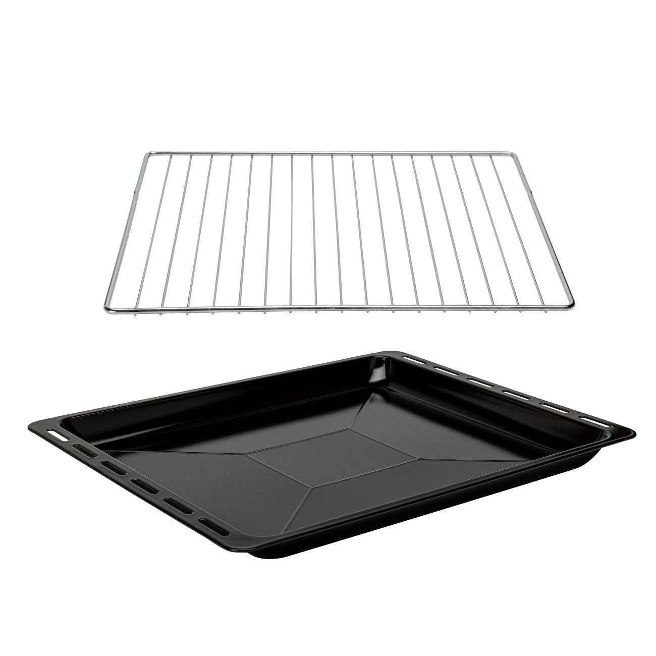 Встраиваемый электрический духовой шкаф CARINO CB6EM14011 60 см, 80л, конвекция, двойное стекло, нержавеющая сталь