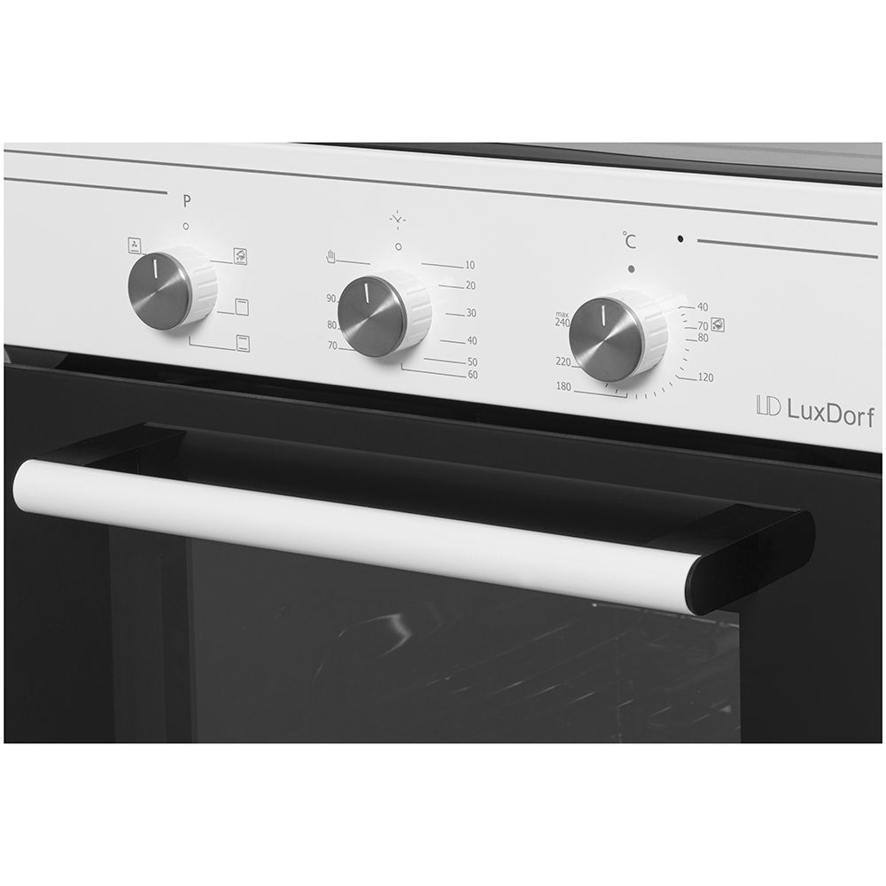 Встраиваемый духовой шкаф LuxDorf B4EW16050, 49 л, 5 функций+конвекция, решетка и противень в комплекте
