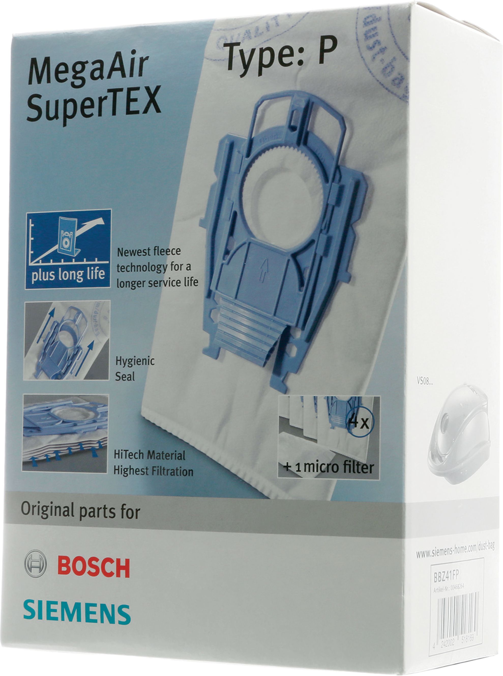 Мешок для пылесоса Bosch BBZ41FP