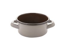 Эмалированная кастрюля EMALIA BRUNA 650 мл, диаметр 12 см, коричневый