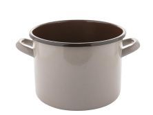 Эмалированная кастрюля EMALIA BRUNA 4,7 л, диаметр 20 см, коричневый