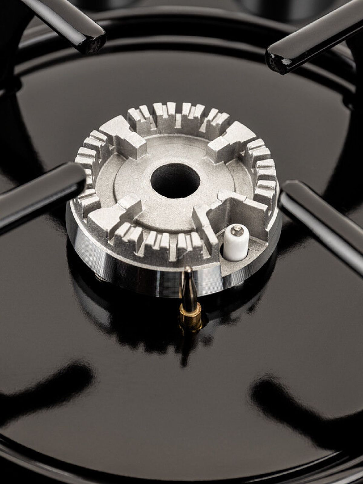 Газовая варочная панель CARINO CH30N20B416 30 см, газ-контроль, закаленное стекло, автоматический розжиг