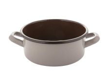 Эмалированная кастрюля EMALIA BRUNA 1,4 л, диаметр 16 см, коричневый