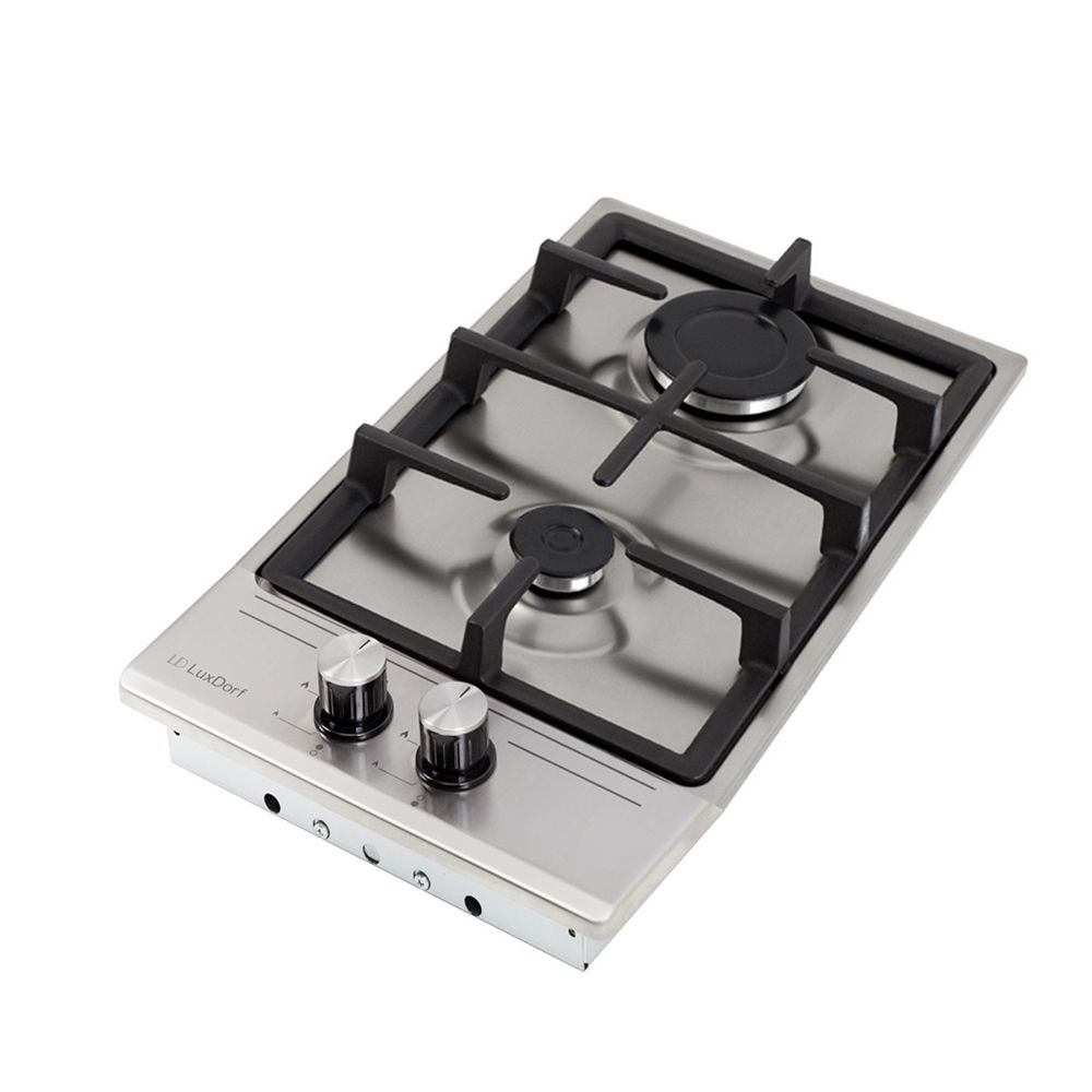 Газовая варочная панель LuxDorf H30V20M550, материал панели Нержавеющая сталь, цвет серый метталик ,материал решетки: Чугун
