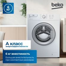 Стиральная машина Beko WDN 635P1 BSW белый цвет