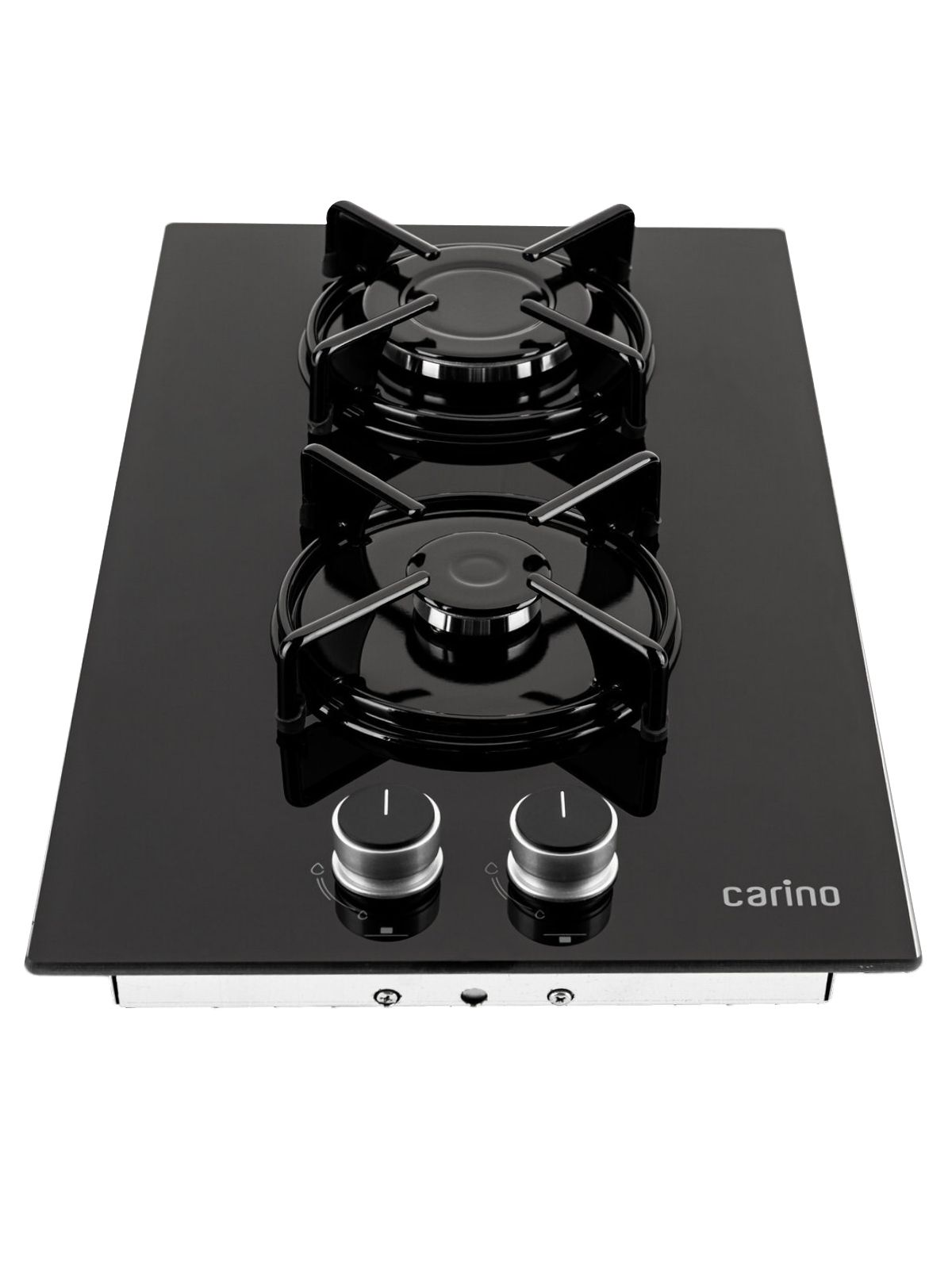 Газовая варочная панель CARINO CH30N20B416 30 см, газ-контроль, закаленное стекло, автоматический розжиг