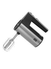 Миксер GoodHelper SmartMix с 3 универсальными режимами работы, 2 парами насадок MIX-092, серый металлик