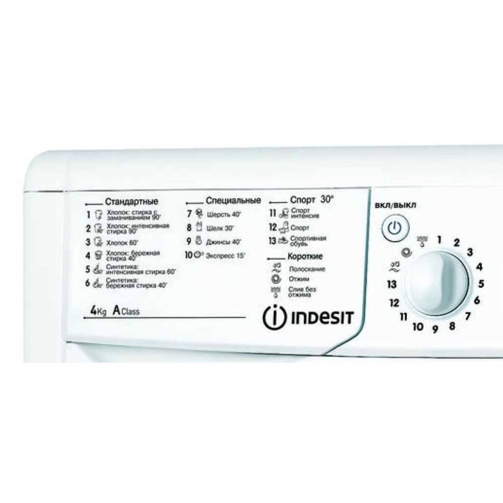 Стиральная машина Indesit IWUB 4085 (CIS)