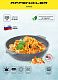Антипригарная жаровня Smart Kyanite 28 см, технология 6G, с крышкой, цвет мокрый асфальт