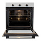 Встраиваемый электрический духовой шкаф CARINO CB6EW56070 60 см, 80л, конвекция, двойное стекло, белый