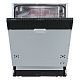 Встраиваемая посудомоечная машина Gressel UBB615 60 см, 2 корзины, 6 программ, 14 комплектов, луч на полу, половинная загрузка