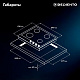 Встраиваемая газовая панель 60 см (металл) DELVENTO V60V41M100