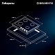 Встраиваемая газовая панель 60 см (стекло) DELVENTO V60N41S100