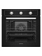 Встраиваемый духовой шкаф Delvento V6EB18000, 60 см, 82 л, XXL, 8 функций, Конвекция, Подсветка, черный