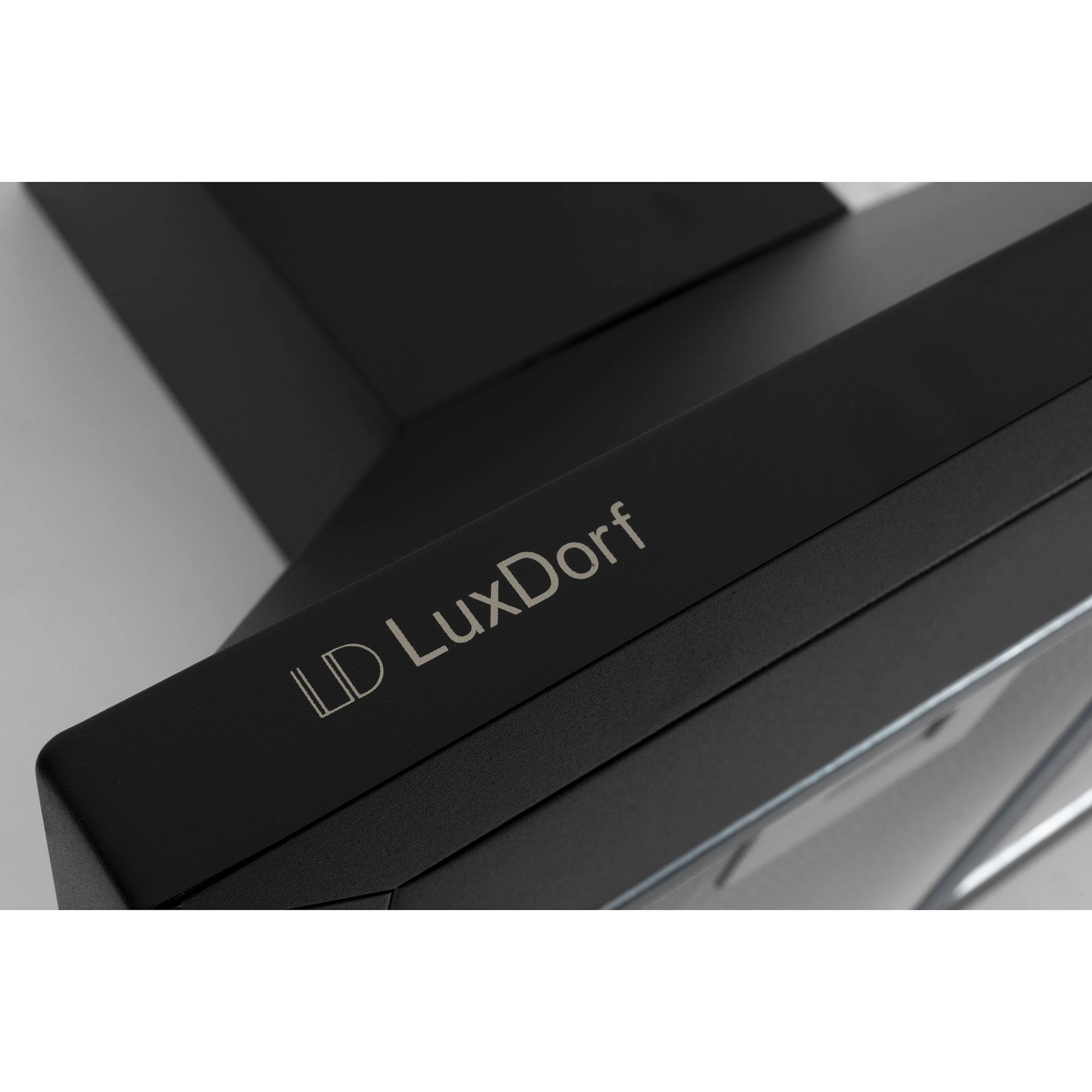 Настенная вытяжка LuxDorf 5665LX Luftig 60 см, 3 скорости, отвод/циркуляция, подсветка, механическое управление, черный