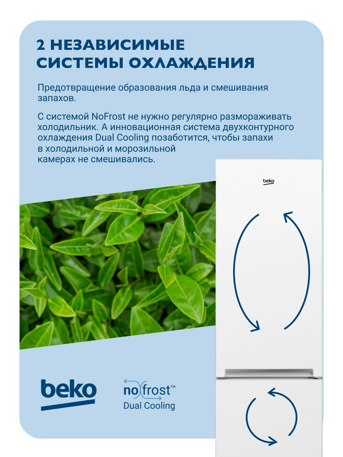 Холодильник с нижней морозильной камерой BEKO RCNK335K00W
