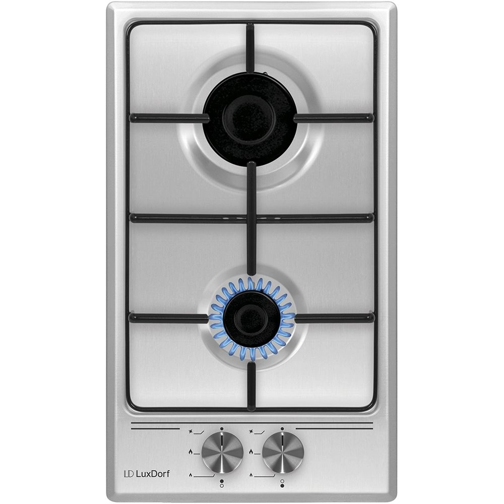 Газовая варочная панель LuxDorf H30V20M450, материал панели Нержавеющая сталь, цвет серый метталик ,материал решетки: Эмалированная сталь